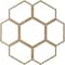 Ekena Millwork Florin Wood Fretwork Pierced Ceiling Medallion, Birch, 36"OD x 12 5/8"ID x 3/8"T CMWP36X36X0375FOBI - alternate 2